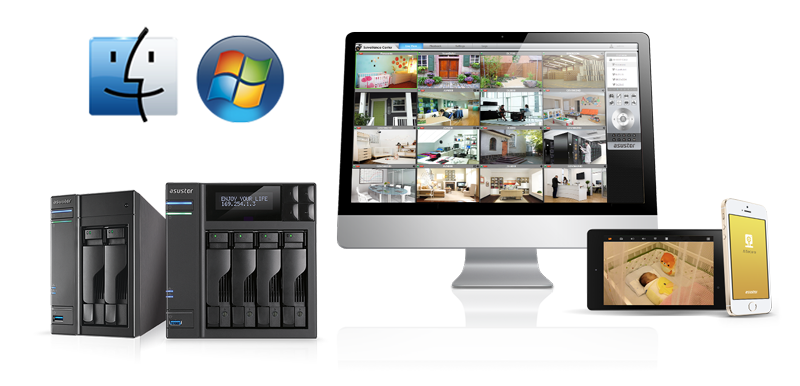 Videovigilancia IP NAS Asustor