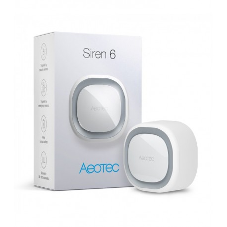 Aeotec Siren 6 - Sirena interior Z-Wave +