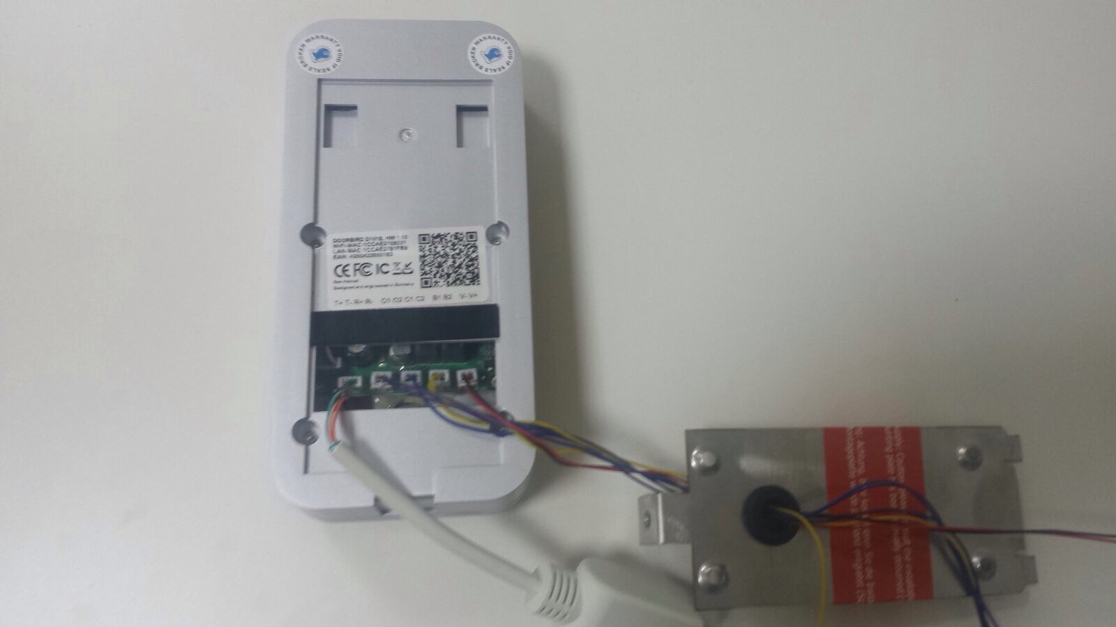 conectores videoportero doorbird