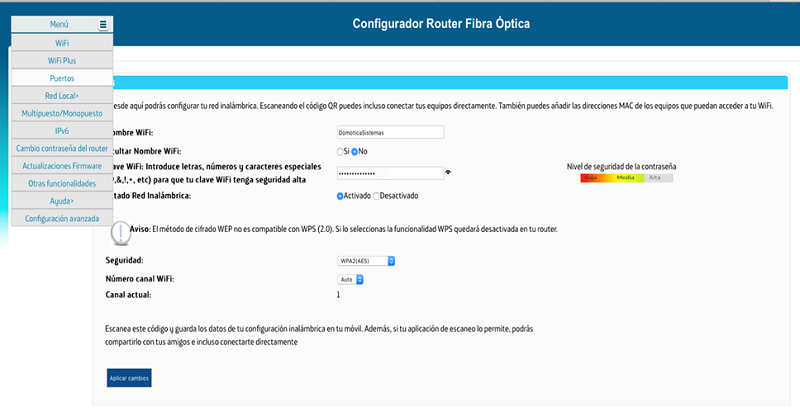 Configuraci&oacute;n de acceso remoto hub insteon router movistar