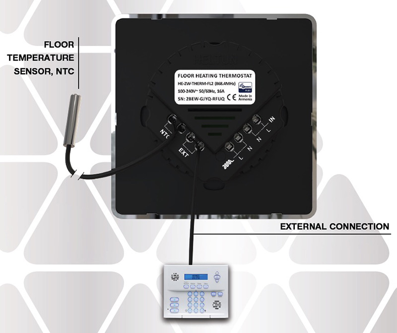 Termostato Z-Wave Heltun