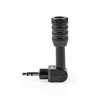 Microfone Mini compacto super 3,5 mm preto para c&acirc;meras IP