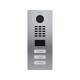 Videoportero IP Doorbird empotrable de acero inoxidable con tres botones conectado a internet D2103V